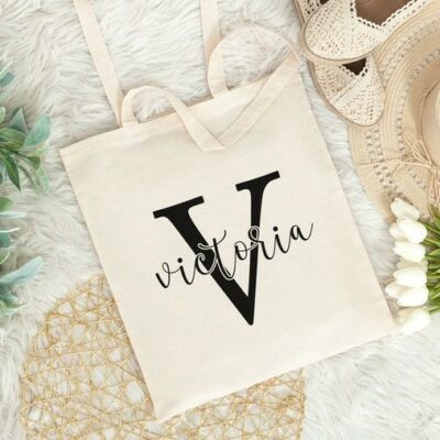 Tote Bag Initiale